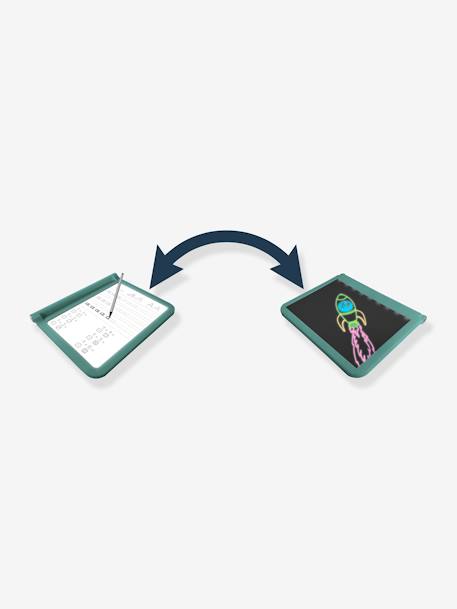 KIDYDRAW-PRO - Table lumineuse nomade - kaki+rose 2 - vertbaudet enfant 