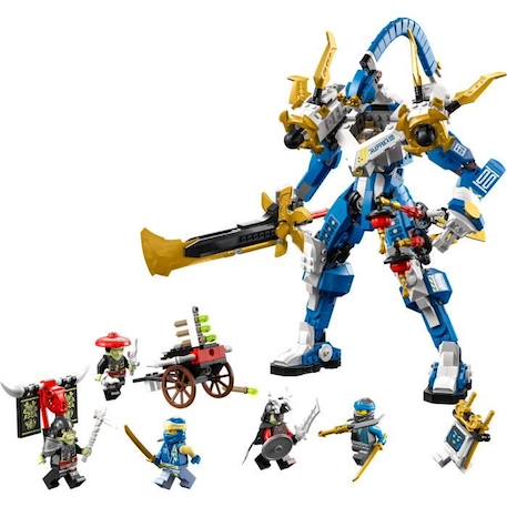 LEGO® NINJAGO 71785 Le Robot Titan de Jay, Jouet pour Enfants, avec Minifigurines et Arbalète BLANC 2 - vertbaudet enfant 