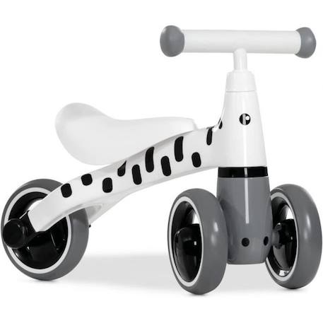 Porteur pour tout-petit 1st Ride Three Zebra Blanc - HAUCK - Tricycle à pousser - 3 roues - A partir de 12 mois BLANC 1 - vertbaudet enfant 