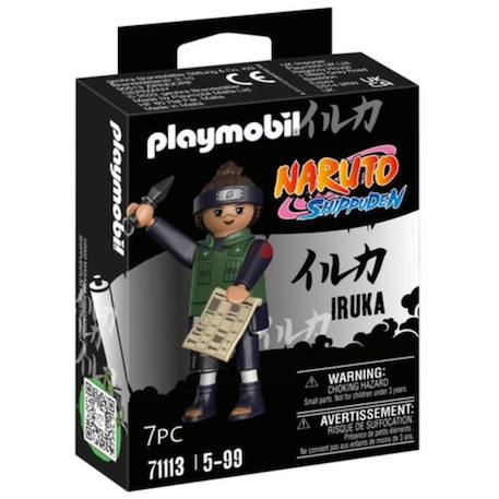 PLAYMOBIL - 71113 - Iruka - Naruto Shippuden - 8 pièces - Professeur à l'académie de ninja VERT 1 - vertbaudet enfant 