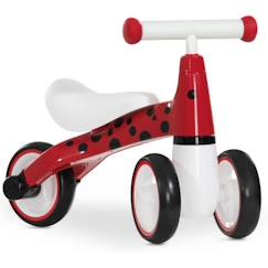 Jouet-Jeux de plein air-Tricycles, draisiennes et trottinettes-Porteur Ride-on 1st Ride Three Coccinelle Rouge - HAUCK - Tricycle pour enfant - 12 mois à 5 ans - Rouge