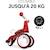 Porteur Ride-on 1st Ride Three Coccinelle Rouge - HAUCK - Tricycle pour enfant - 12 mois à 5 ans - Rouge ROUGE 2 - vertbaudet enfant 