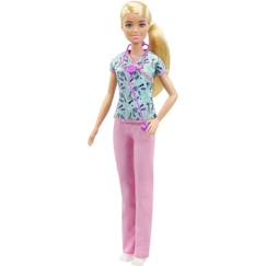 Jouet-Poupons et poupées-Poupées mannequins et accessoires-Poupée Mannequin Barbie Infirmière - Marque BARBIE - Dès 3 ans - Accessoires à thème