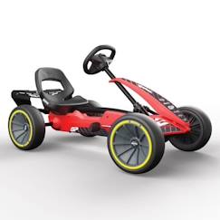 Jouet-Jeux de plein air-Kart à pédales Reppy GP - BERG - Rouge - Enfant - 4 roues - Transmission directe - Pneus EVA