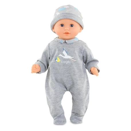Corolle - Pyjama de Naissance pour Poupon 30 cm GRIS 2 - vertbaudet enfant 