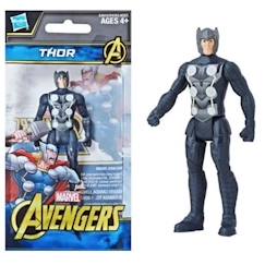 Jouet-Jeux d'imagination-Figurine articulée Thor - HASBRO - Avengers - 9cm - Multicolore - Mixte