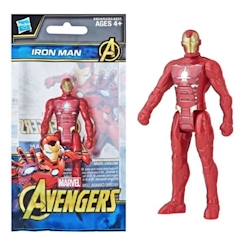 Jouet-Jeux d'imagination-Figurine Iron Man - HASBRO - Avenger - 9cm - Blanc - Multicolore - Enfant - A partir de 6 ans