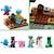 LEGO Minecraft 21244 L’Avant-Poste de l’Épée, Jouet, et Figurines Creeper, Squelette, pour Enfants BLEU 4 - vertbaudet enfant 