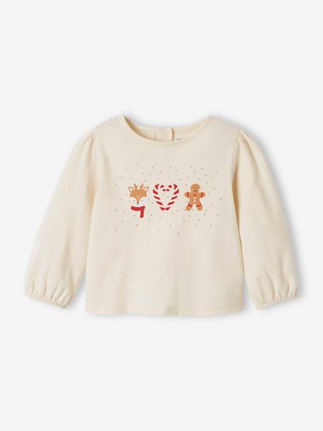 Bébé-T-shirt de Noël bébé manches longues