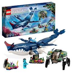 Jouet-Jeux d'imagination-Jeux de construction-LEGO® Avatar 75579 Payakan le Tulkun et Crabsuit, Jouet avec Figurine Animal, La Voie de l'Eau