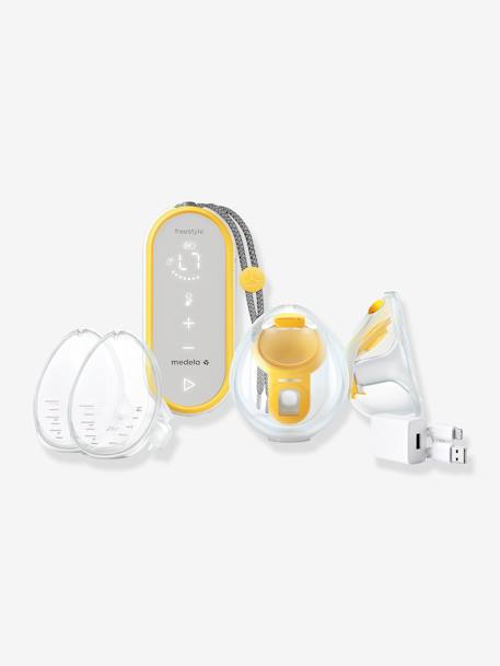 Tire-lait électrique double Freestyle Hands Free 21mm / 24mm transparent 1 - vertbaudet enfant 