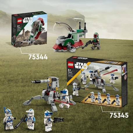 LEGO® Star Wars 75344 Le Vaisseau de Boba Fett Microfighter - Blanc - Pour Enfant de 6 ans et plus BLANC 5 - vertbaudet enfant 