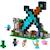LEGO Minecraft 21244 L’Avant-Poste de l’Épée, Jouet, et Figurines Creeper, Squelette, pour Enfants BLEU 2 - vertbaudet enfant 