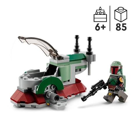LEGO® Star Wars 75344 Le Vaisseau de Boba Fett Microfighter - Blanc - Pour Enfant de 6 ans et plus BLANC 3 - vertbaudet enfant 