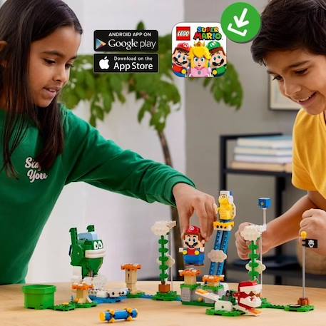 LEGO Super Mario 71409 Ensemble d’Extension Le Défi du Maxi-Spike sur un Nuage, Jouet VERT 5 - vertbaudet enfant 