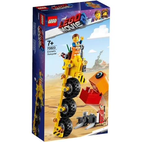 LEGO® Movie 70823 Le Tricycle d’Emmet ! - La grande aventure LEGO 2 JAUNE 1 - vertbaudet enfant 