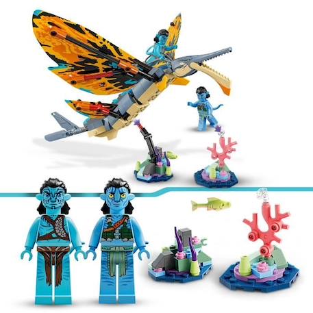 LEGO® Avatar 75576 L’Aventure du Skimwing, Jouet avec Minifigurine Jake Sully, Pandora ORANGE 4 - vertbaudet enfant 