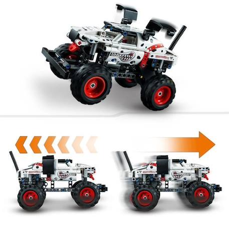 LEGO® Technic 42150 Monster Jam Monster Mutt Dalmatien, 2-en1, Monster Truck Jouet, Voiture BLANC 4 - vertbaudet enfant 
