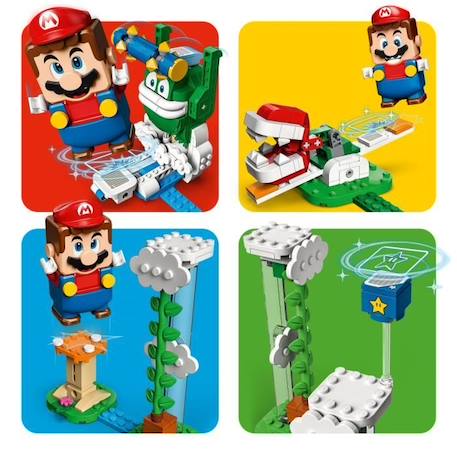 LEGO Super Mario 71409 Ensemble d’Extension Le Défi du Maxi-Spike sur un Nuage, Jouet VERT 3 - vertbaudet enfant 