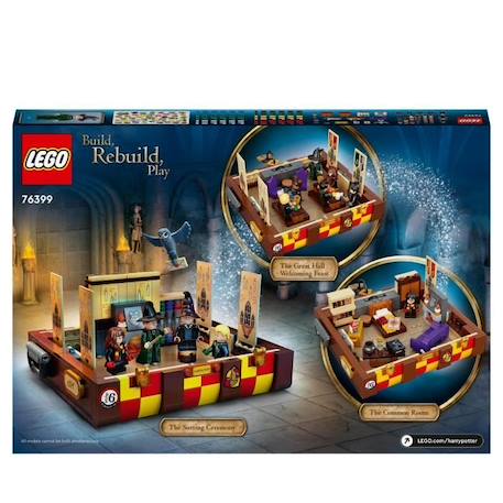 LEGO 76399 Harry Potter La Malle Magique De Poudlard, Jouet Personnalisable, Création d'Accessoire et Personnages, Enfants 8 Ans MARRON 6 - vertbaudet enfant 
