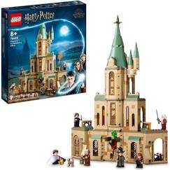-LEGO 76402 Harry Potter Poudlard : le Bureau de Dumbledore, Jouet de Château, Choixpeau et l'Épée de Gryffondor, Enfants 8 Ans