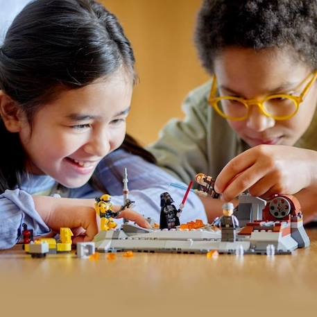 LEGO® 75336 Star Wars Obi-Wan Kenobi contre Dark Vador, Minifigurines, Sabres laser et Pistolet Blaster, dès 8 ans GRIS 5 - vertbaudet enfant 