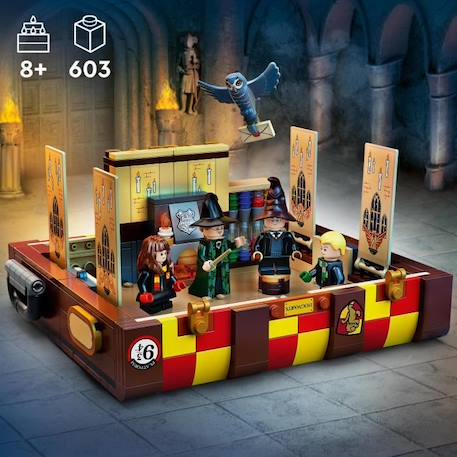 LEGO 76399 Harry Potter La Malle Magique De Poudlard, Jouet Personnalisable, Création d'Accessoire et Personnages, Enfants 8 Ans MARRON 2 - vertbaudet enfant 
