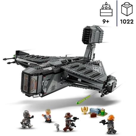 LEGO 75323 Star Wars Le Justifier, Jouet Vaisseau Spatial, avec Figurine de Droïde, 4 Figurines, The Bad Batch, Enfants 9 Ans GRIS 2 - vertbaudet enfant 