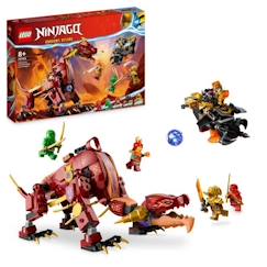 LEGO® NINJAGO 71793 Le Dragon de Lave Transformable de Heatwave, Jouet de Dragon avec Minifigurines  - vertbaudet enfant