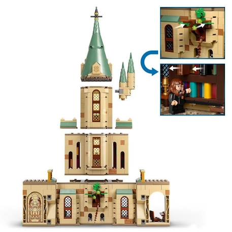 LEGO 76402 Harry Potter Poudlard : le Bureau de Dumbledore, Jouet de Château, Choixpeau et l'Épée de Gryffondor, Enfants 8 Ans BEIGE 4 - vertbaudet enfant 