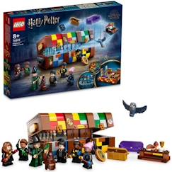 Jouet-Jeux d'imagination-LEGO 76399 Harry Potter La Malle Magique De Poudlard, Jouet Personnalisable, Création d'Accessoire et Personnages, Enfants 8 Ans
