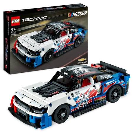 LEGO® Technic 42153 Chevrolet Camaro ZL1 NASCAR Next Gen, Maquette de Voiture de Sport BLANC 1 - vertbaudet enfant 