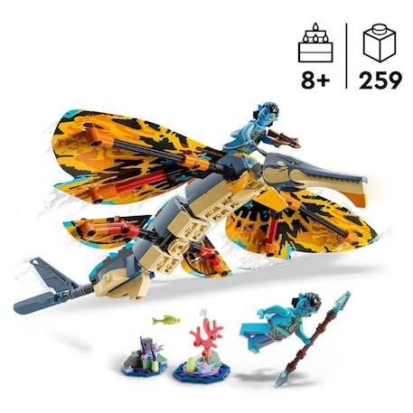 LEGO® Avatar 75576 L’Aventure du Skimwing, Jouet avec Minifigurine Jake Sully, Pandora ORANGE 2 - vertbaudet enfant 
