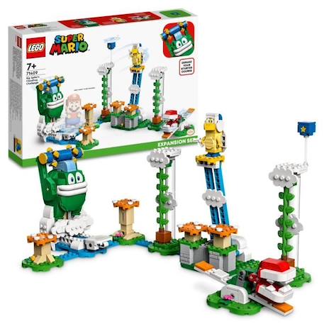 LEGO Super Mario 71409 Ensemble d’Extension Le Défi du Maxi-Spike sur un Nuage, Jouet VERT 1 - vertbaudet enfant 