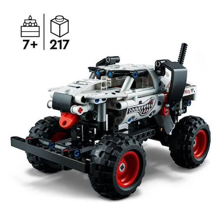 LEGO® Technic 42150 Monster Jam Monster Mutt Dalmatien, 2-en1, Monster Truck Jouet, Voiture BLANC 3 - vertbaudet enfant 