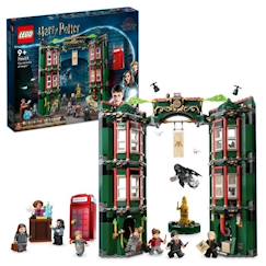 -LEGO® 76403 Harry Potter Le Ministère de la Magie, 12 Minifigurines et une Fonction de Transformation, Idée de Cadeau