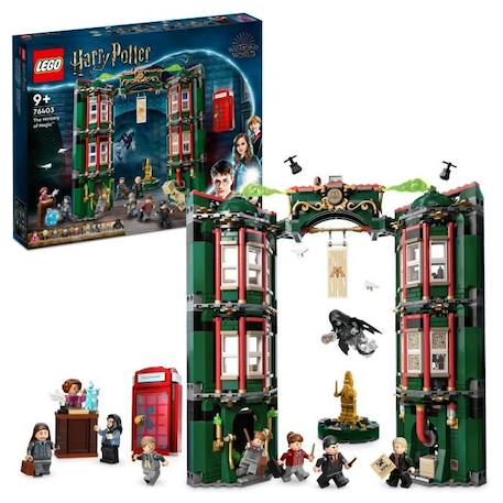 LEGO® 76403 Harry Potter Le Ministère de la Magie, 12 Minifigurines et une Fonction de Transformation, Idée de Cadeau VERT 1 - vertbaudet enfant 