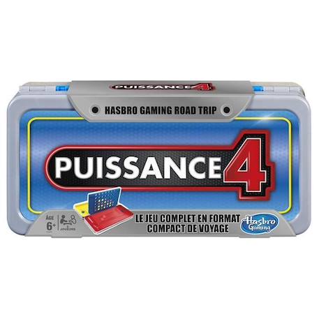 Hasbro Gaming - PUISSANCE 4 - Jeu de societe Road Trip - Jeu de voyage BLANC 5 - vertbaudet enfant 