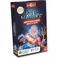 -Jeu de cartes Défis Nature Mythologie Bioviva - 36 cartes + 1 carte Collector
