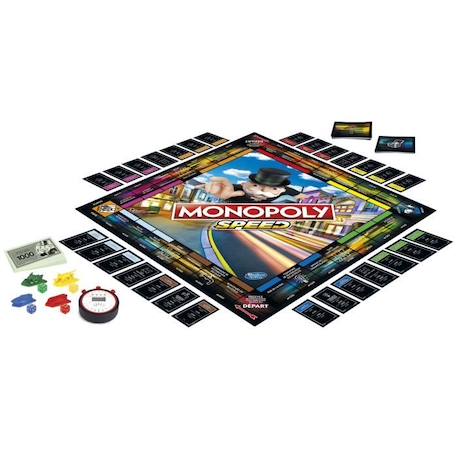 MONOPOLY - Jeu de plateau - Speed - pour enfants - à partir de 8 ans BLEU 2 - vertbaudet enfant 