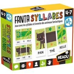 Jouet-Jeux éducatifs-Jeu de lecture ABC - Fanta Syllables - Enfant 6 ans - Vert Jaune - Intérieur