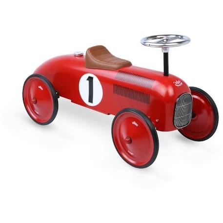 Porteur voiture vintage rouge - Vilac - A partir de 18 mois - Mixte - Jusqu'à 20 kg ROUGE 2 - vertbaudet enfant 