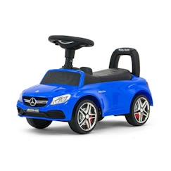 Jouet-Jeux de plein air-Tricycles, draisiennes et trottinettes-Porteur pour bébé Milly Mally Mercedes AMG C63 Coupe S Bleu - 18 mois à 3 ans - 4 roues