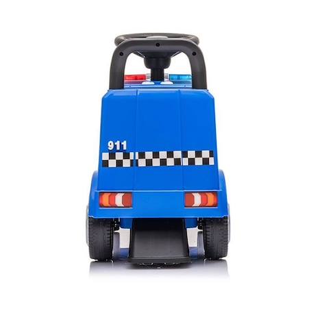 Porteur Mercedes Antos Police Truck pour enfant - Milly Mally - Bleu - Jouet en plastique avec 4 roues BLEU 4 - vertbaudet enfant 