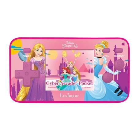 Console portable Cyber Arcade® Pocket Disney Princesses – écran 1.8'' 150 jeux dont 10 Disney Princesses ROSE 1 - vertbaudet enfant 