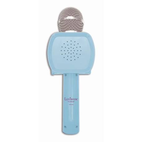 Micro Karaoké sans fil Reine des Neiges - LEXIBOOK - Enceinte Bluetooth® intégrée - 3 tonalités de voix BLEU 3 - vertbaudet enfant 