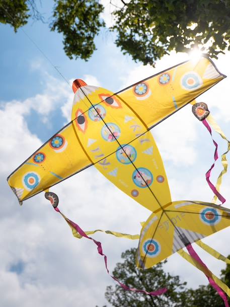Cerf-volant maxi jaune+violet 5 - vertbaudet enfant 