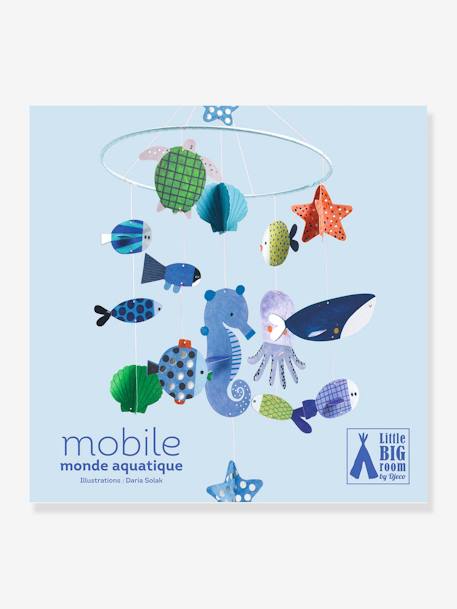 Mobile en papier Océan - DJECO bleu 2 - vertbaudet enfant 