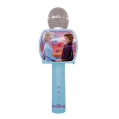 Micro Karaoké sans fil Reine des Neiges - LEXIBOOK - Enceinte Bluetooth® intégrée - 3 tonalités de voix  - vertbaudet enfant