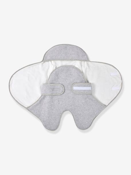 Couverture Babynomade double polaire Dusty rose+Heather grey+vert sauge 8 - vertbaudet enfant 
